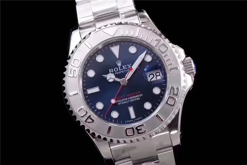 Rolex Yacht-Master Steel Black Dial - Hình 11