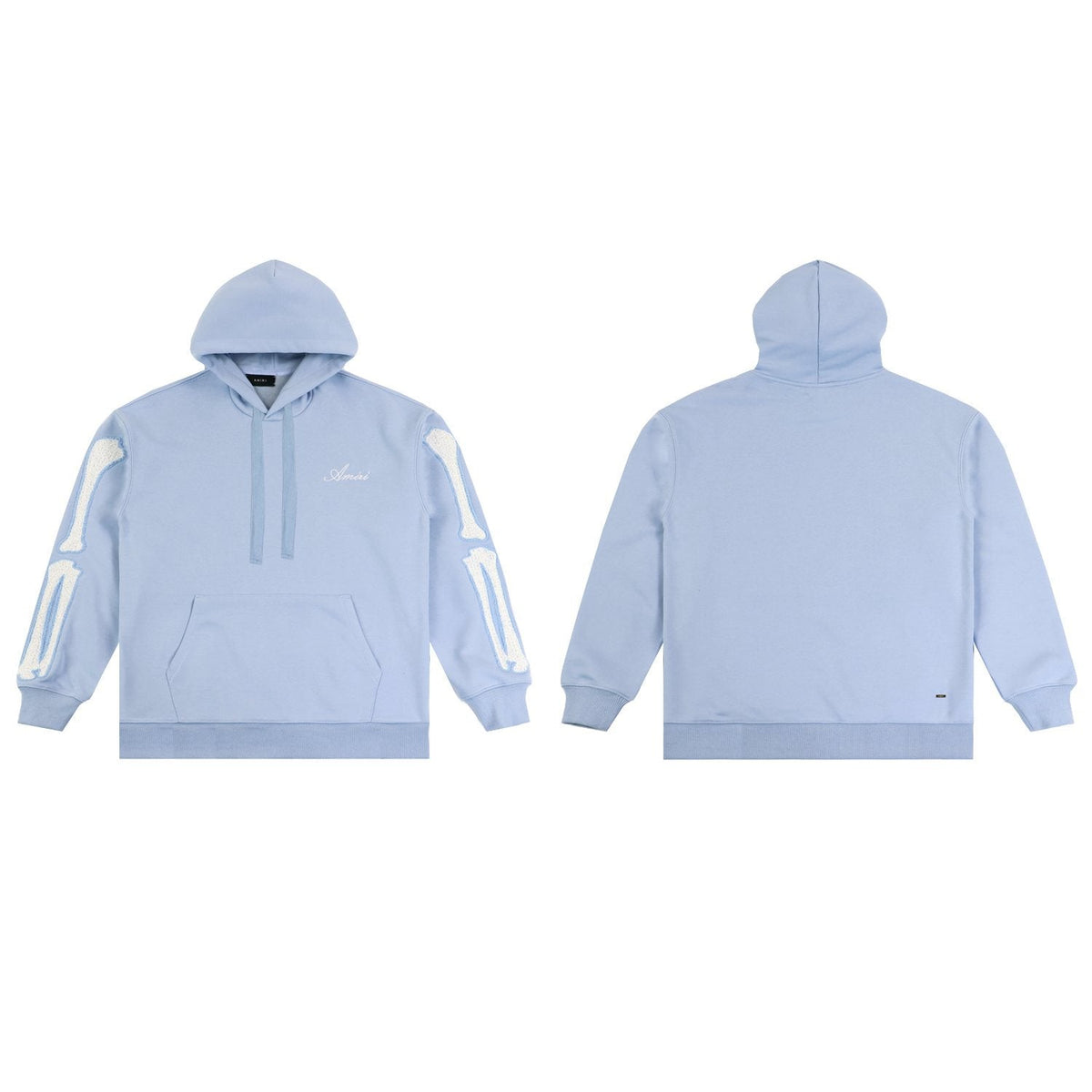 AMIRI Collegiate Bone Sleeve Graphic Hoodie — front