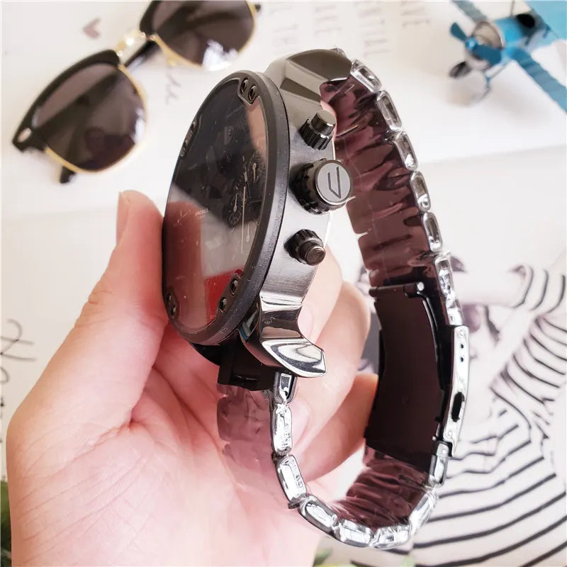 Diesel All Black Chronograph - Hình 4