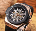 Hublot Rose Gold Skeleton black