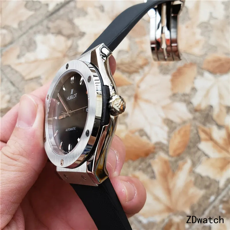 Hublot Classic Fusion Black Dial steel - Hình 3