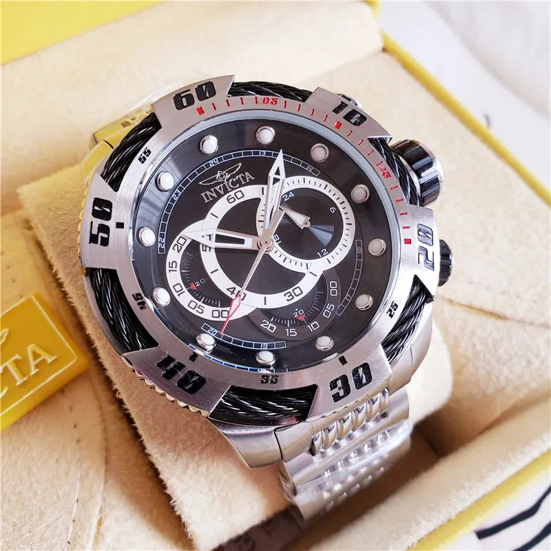 Invicta Black Dial Chronograph