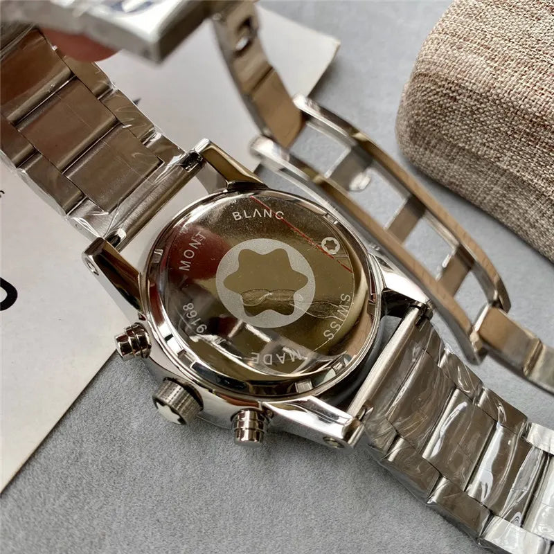 Montblanc Gold Dial Watch - Hình 3