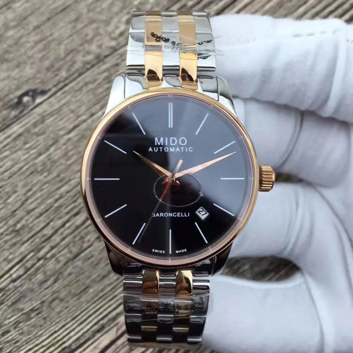 Mido Baroncelli Rose Gold - Hình 2