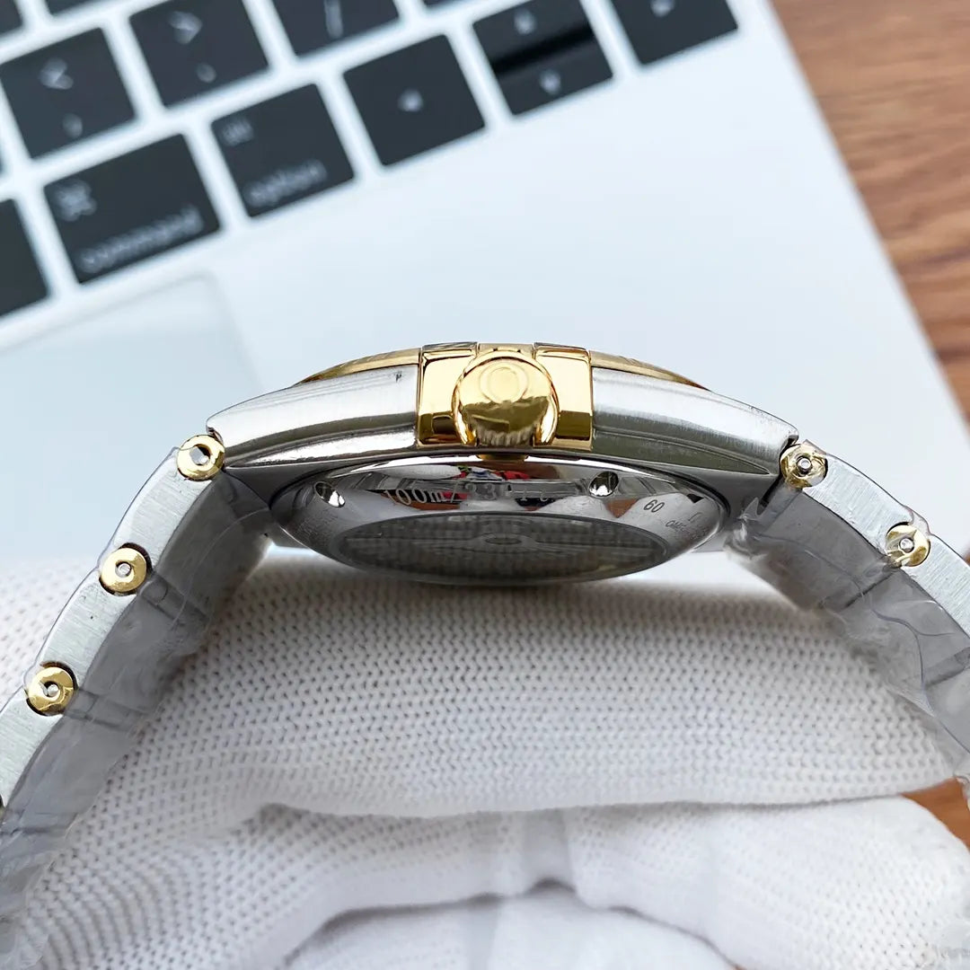 steel Omega Constellation Rose Gold - Hình 3