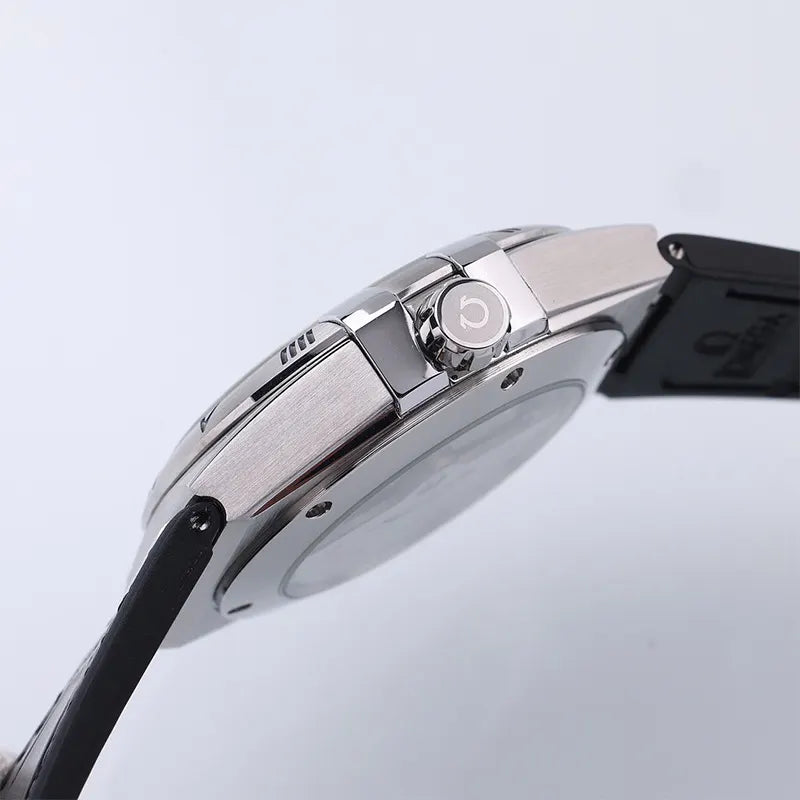 Omega Blue Leather Watch constellation - Hình 3