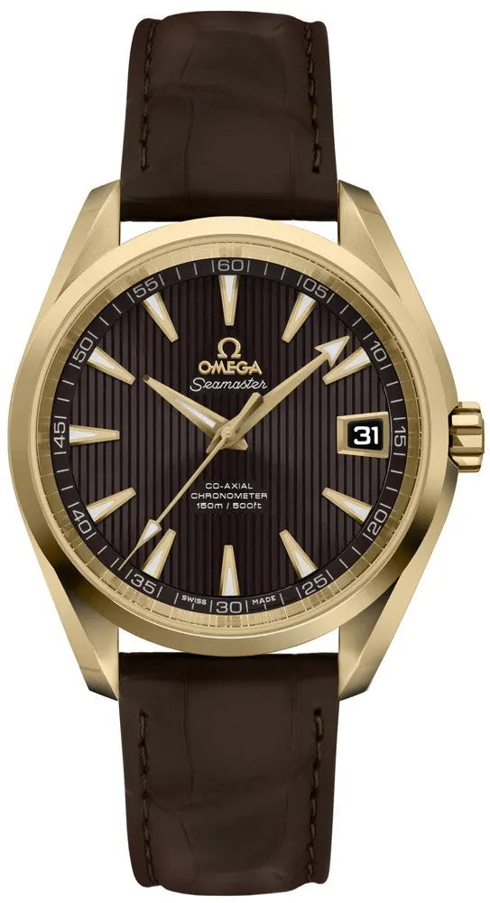 Omega Seamaster Gold Brown Dial