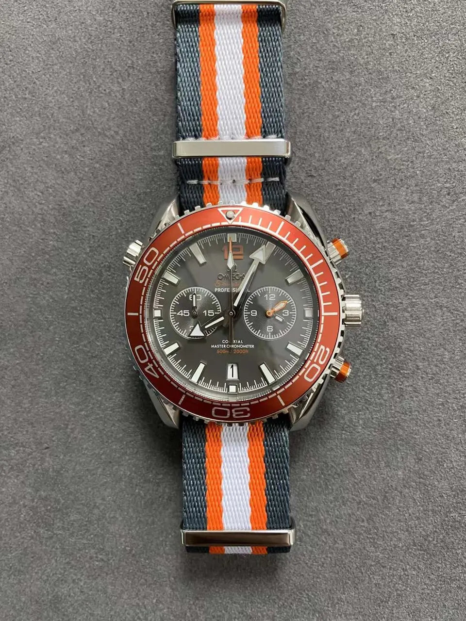 nato Omega Seamaster Orange Bezel