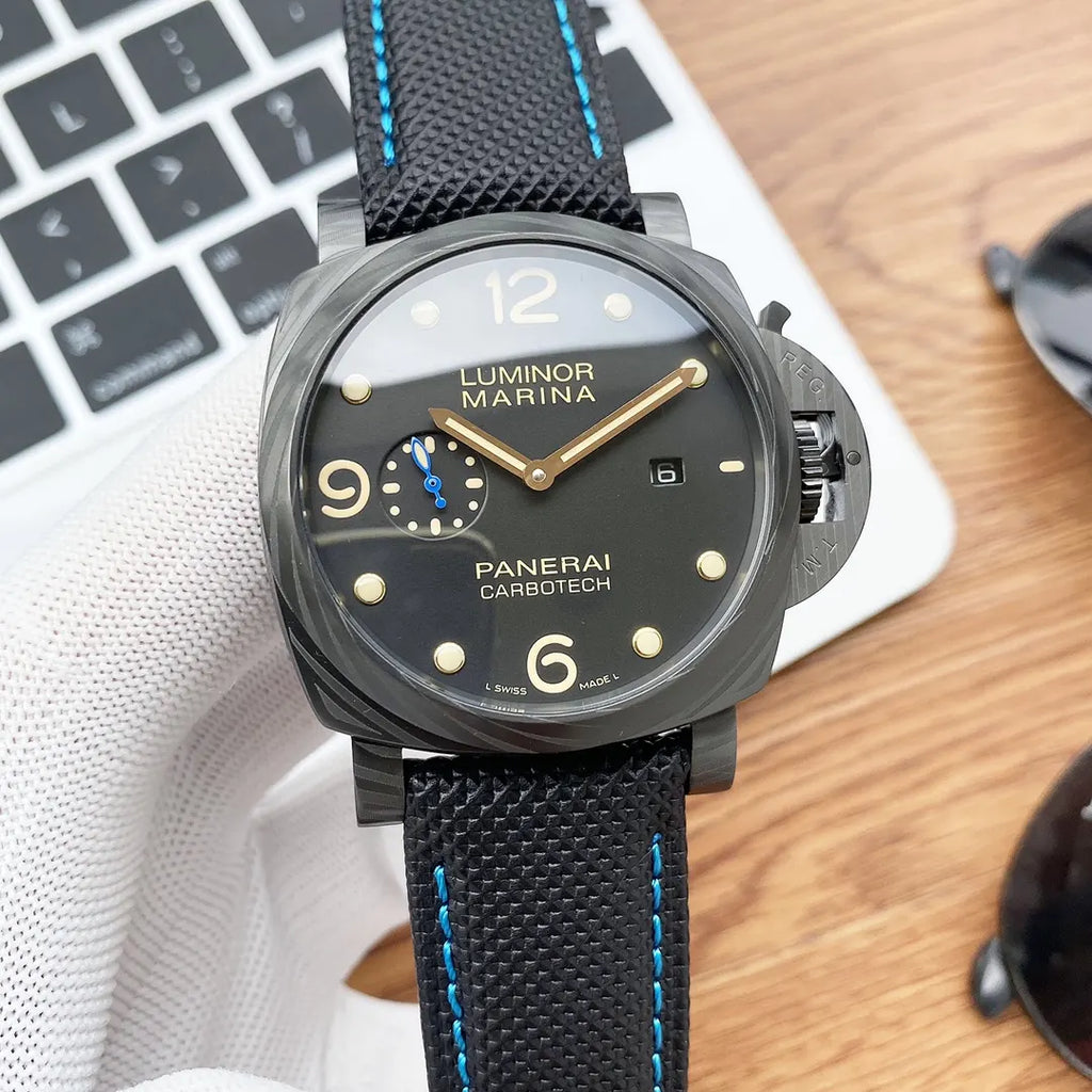 Panerai Carbotech Blue Stitch