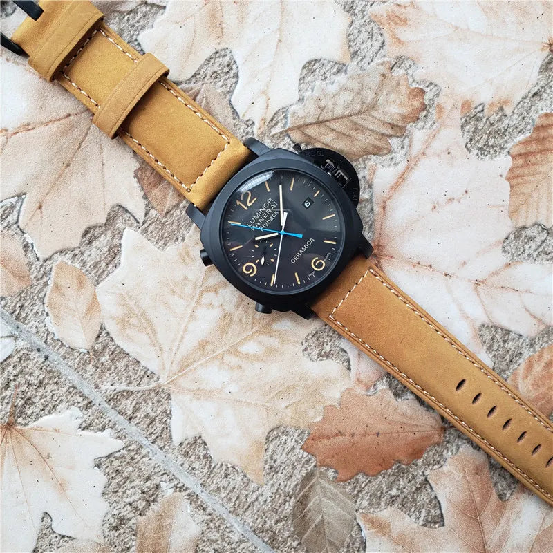 Panerai Ceramica Tan Leather - Hình 2