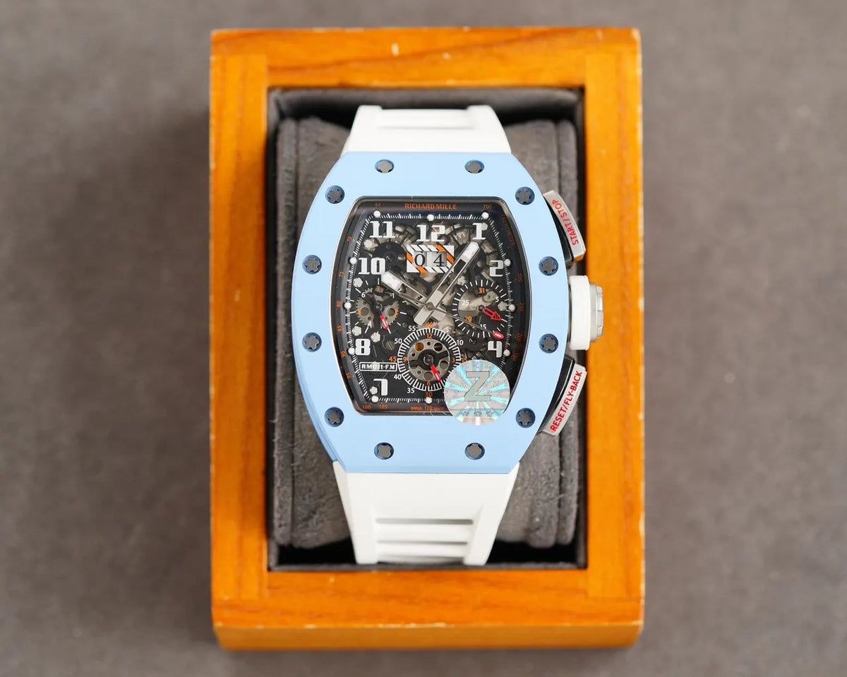 Richard Mille Baby Blue Chronograph - Hình 4