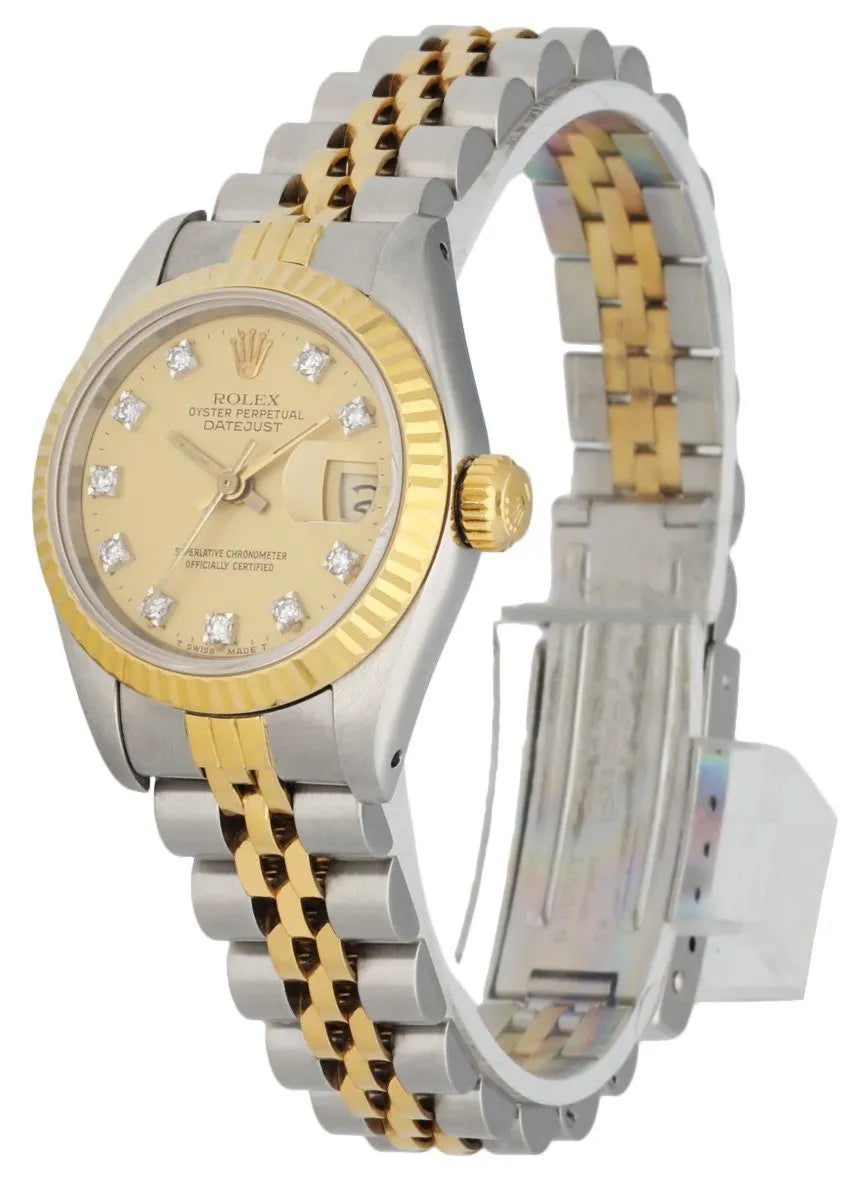 Rolex Champagne Diamond Two-Tone - Hình 2