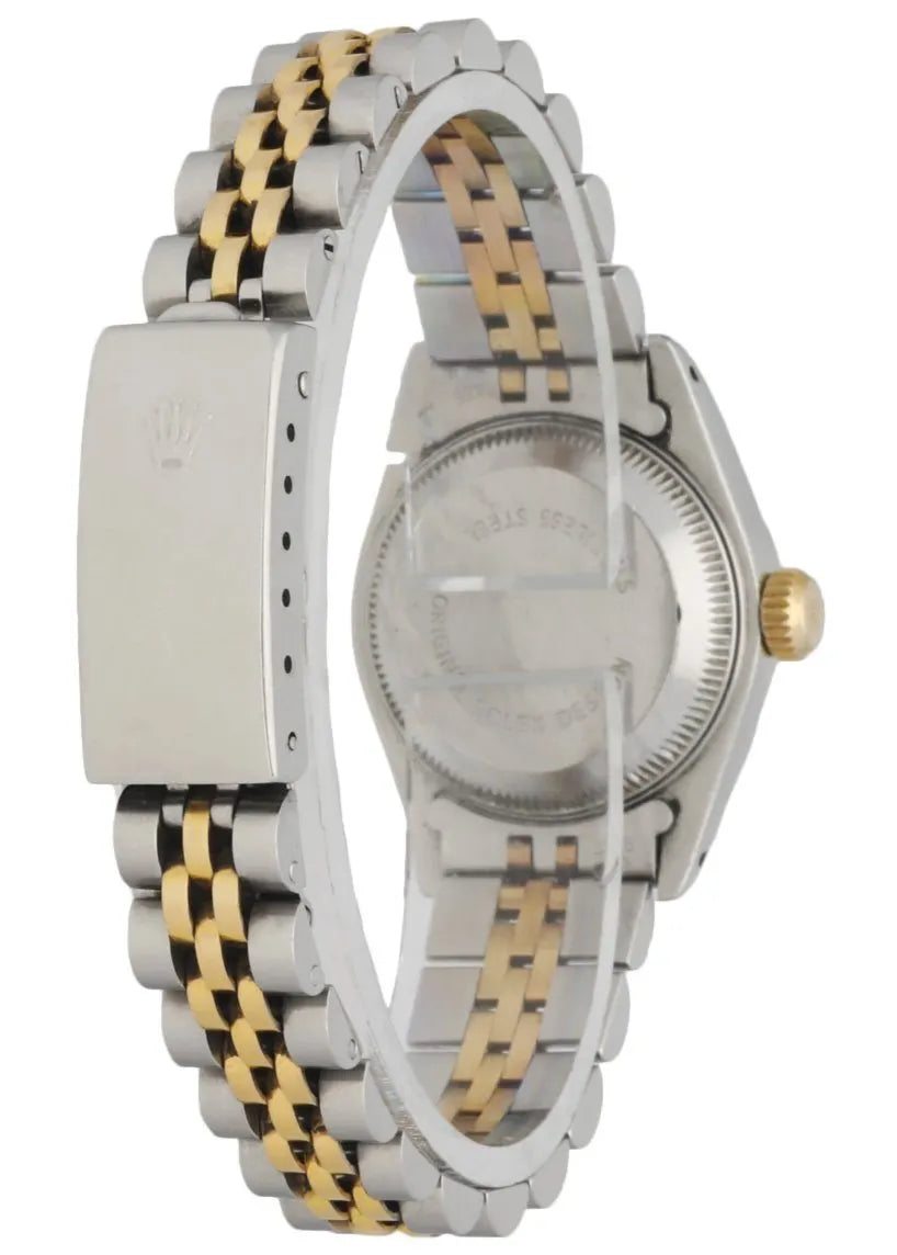 Rolex Two-Tone Champagne Diamond Dial Ladies - Hình 3