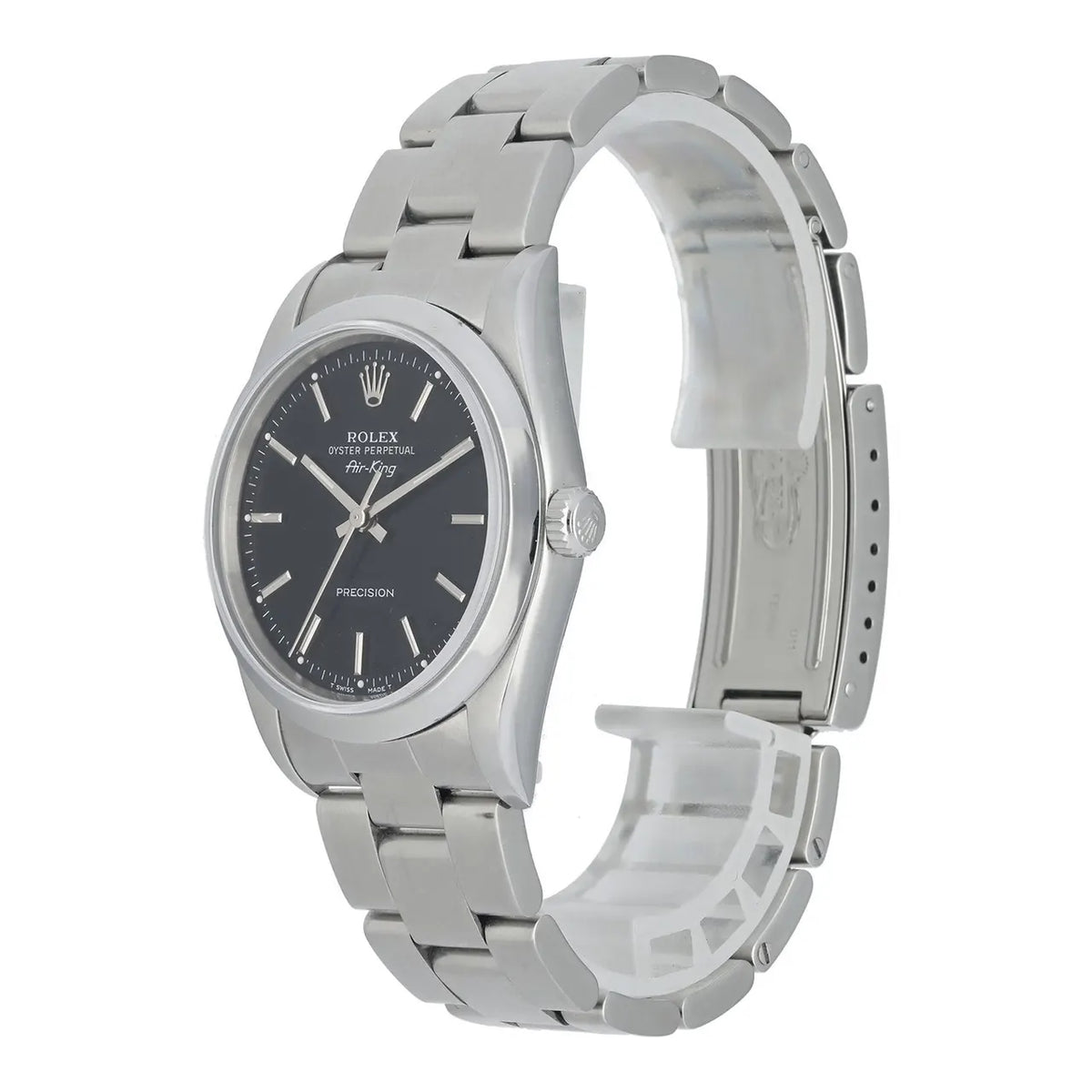 stainless steel Rolex Air-King Black Dial - Hình 2