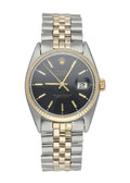 datejust jubilee Rolex Black Dial Two-Tone