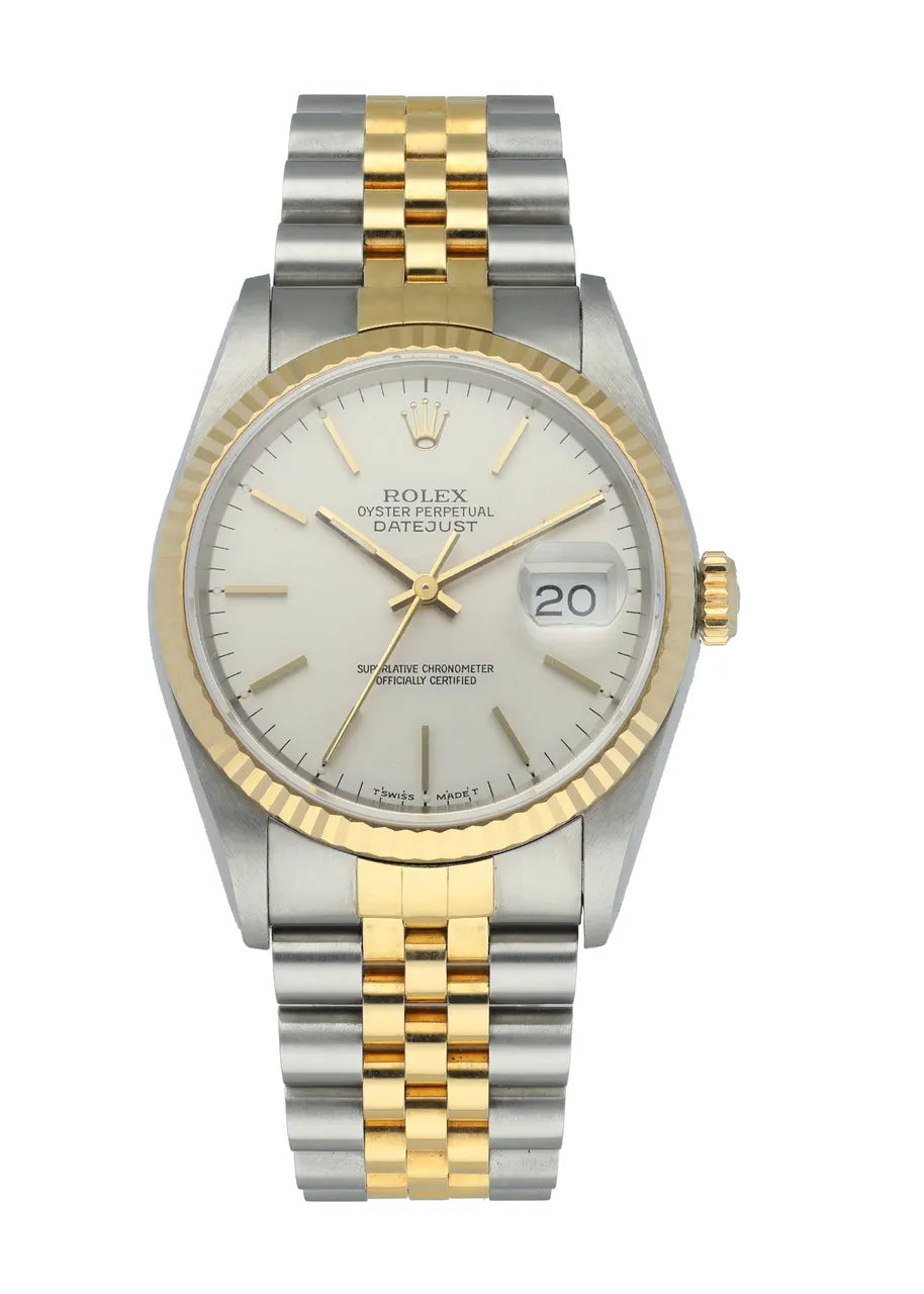 Rolex Two-Tone Silver Dial datejust - Hình 5