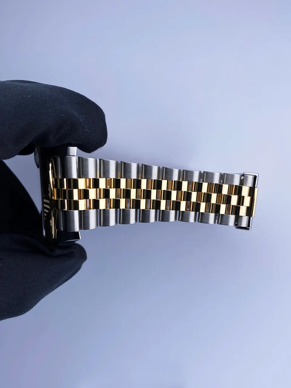 datejust gold Rolex Black Dial Two-Tone - Hình 9