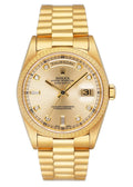 Rolex Day-Date Gold Diamond Champagne