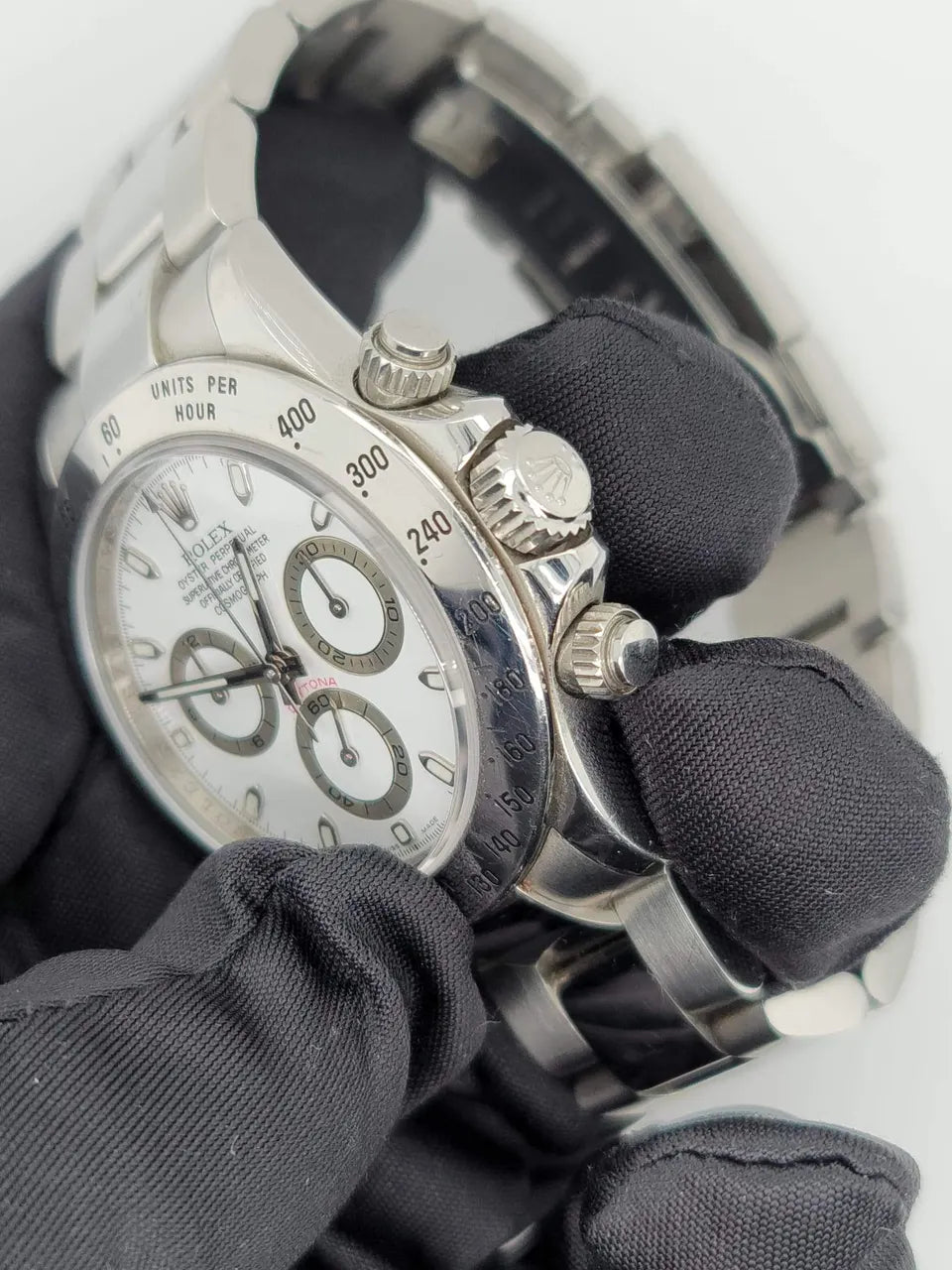 Daytona White Dial Steel Chronograph - Hình 3