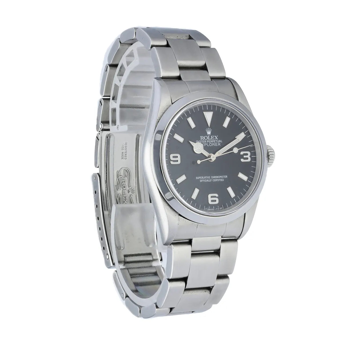 Rolex Explorer Black Dial watch - Hình 3