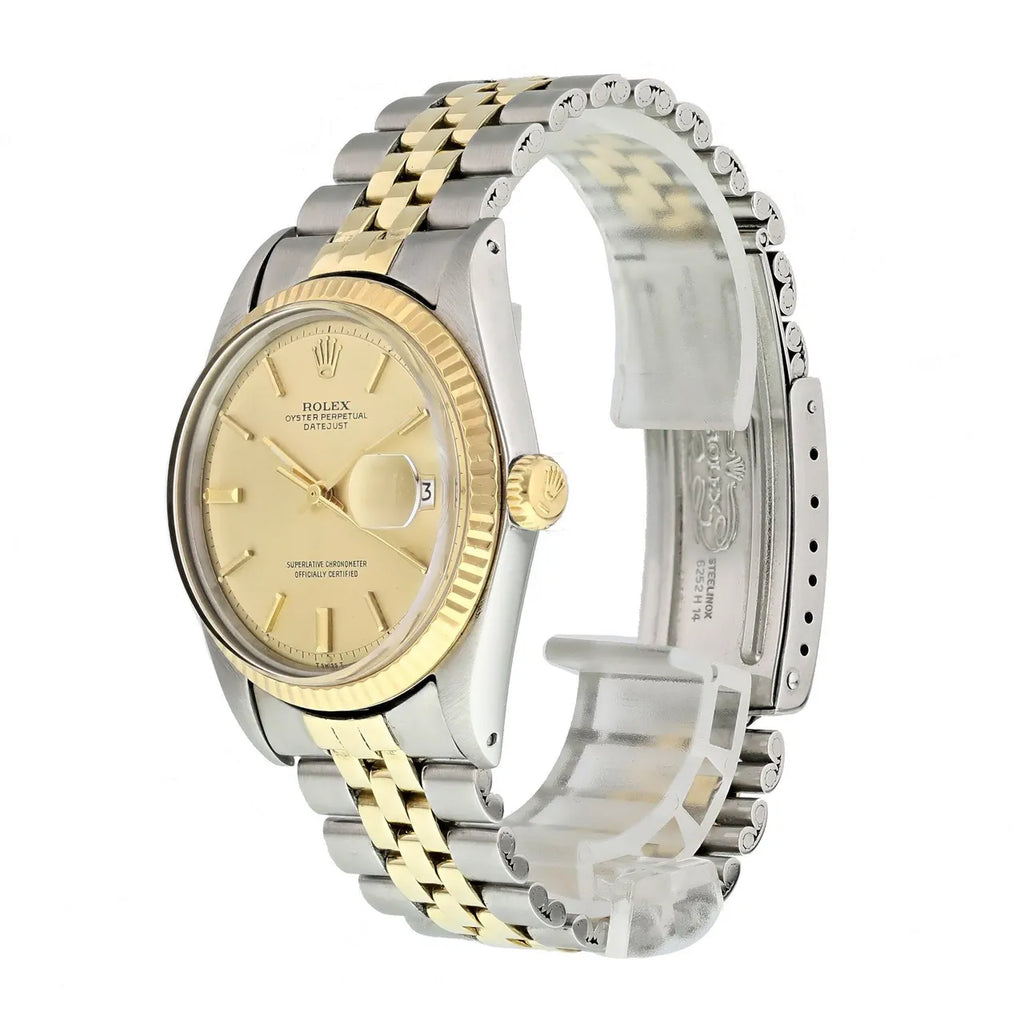 two Rolex Datejust Gold Dial - Hình 3