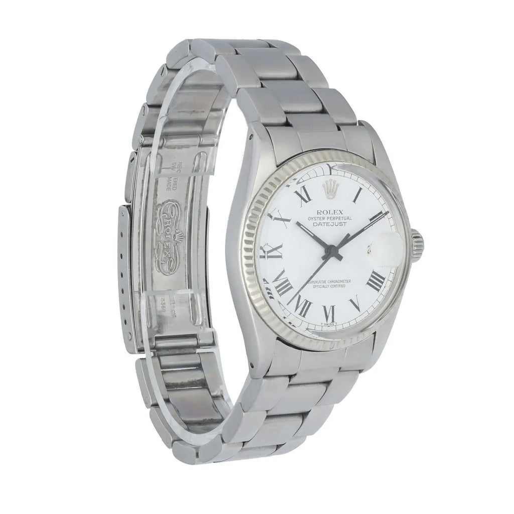 Rolex Datejust White Roman Dial stainless - Hình 2
