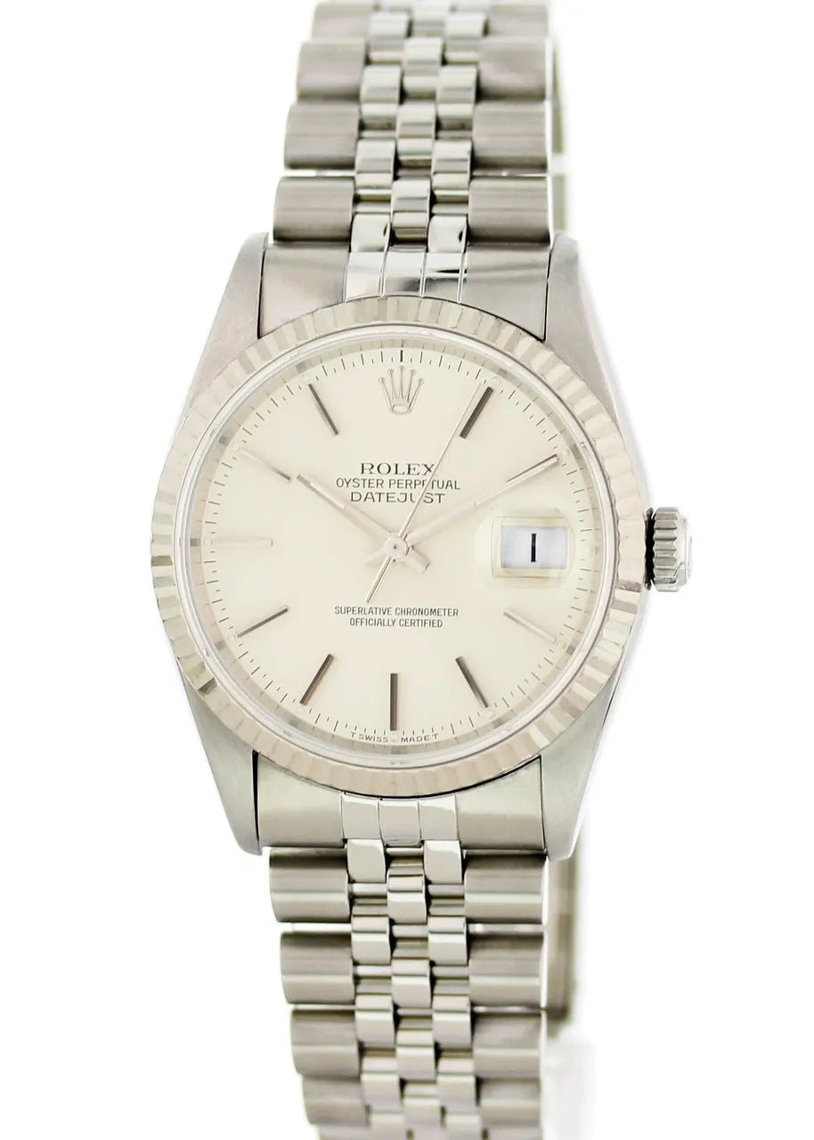 Rolex Datejust Silver Dial 4116