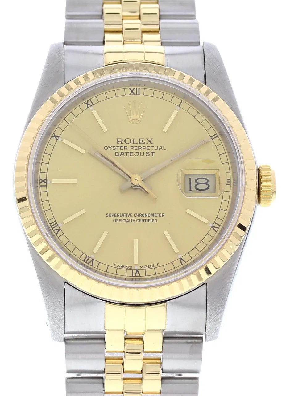 Rolex Champagne Datejust Two-Tone dial