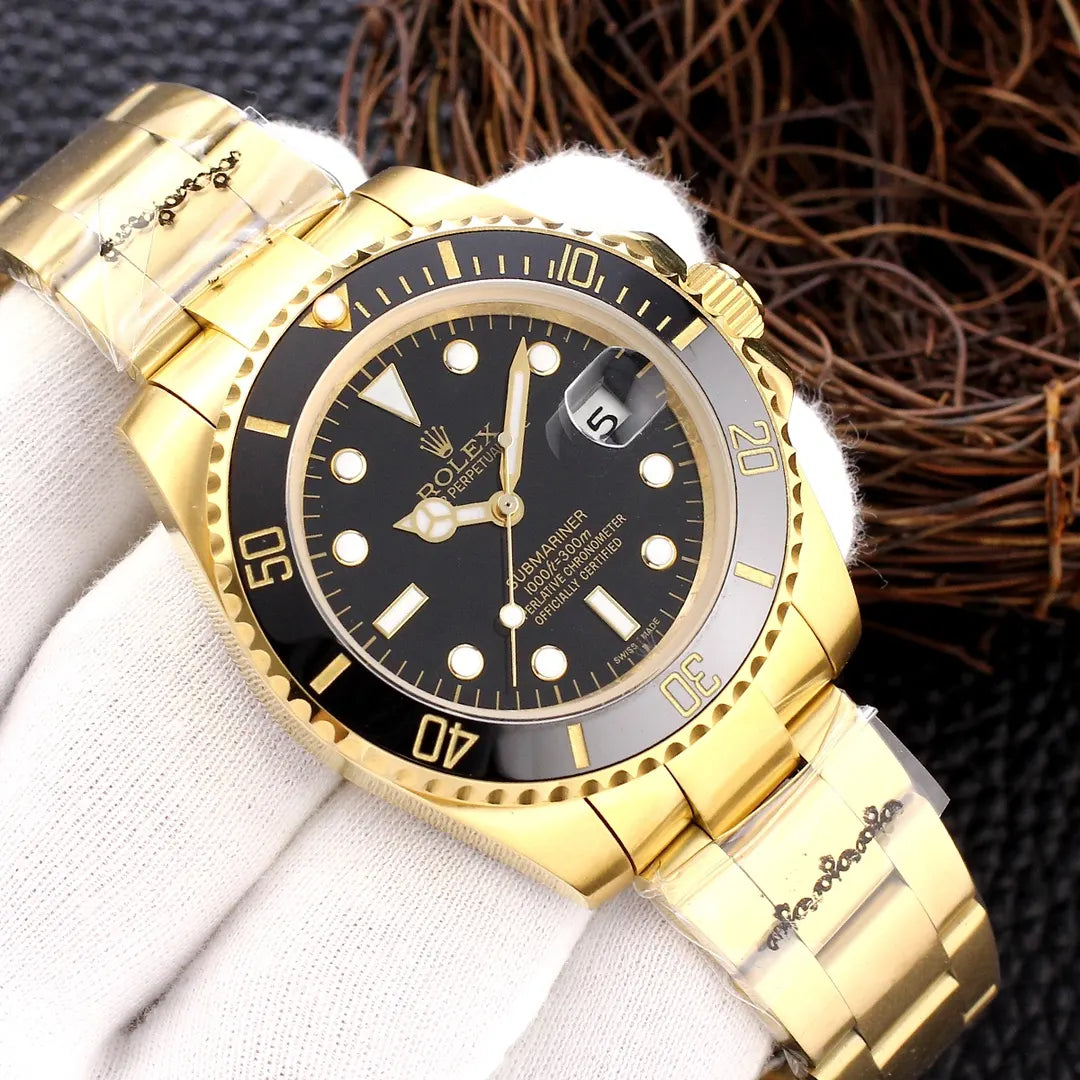 Rolex Submariner Gold Black Dial