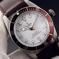 Tudor Burgundy Leather Watch